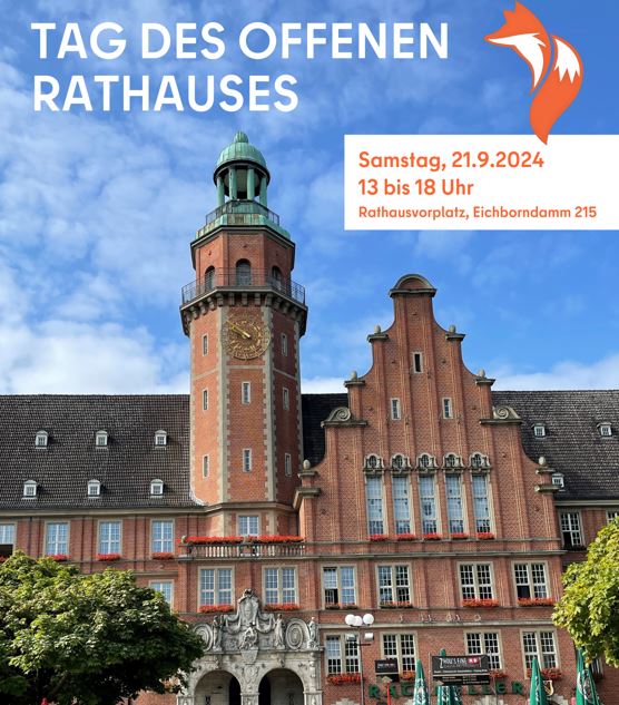 Plakat zum Tag der offenen Tür des Rathauses am 21. September