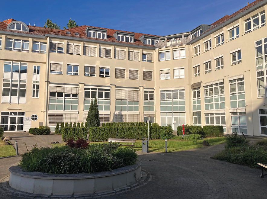 Innenhof eines Gebäudes