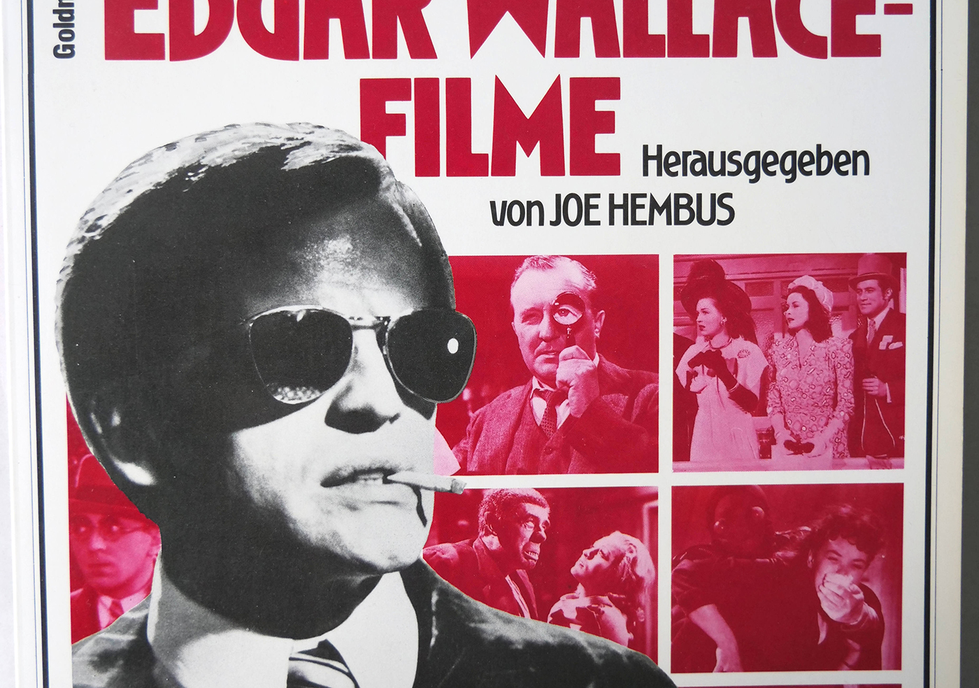 Ein Plakat mit Filmfotos