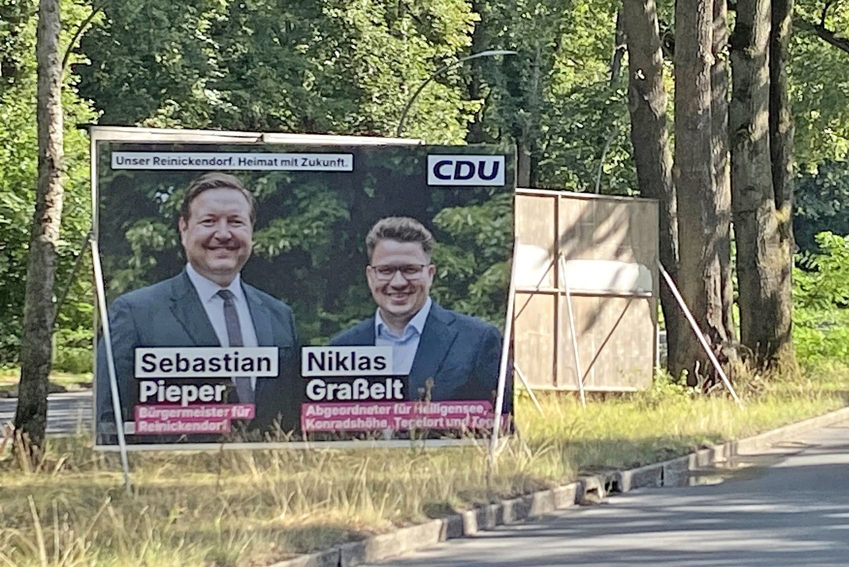ein Wahlplakat der CDU